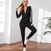 Yoga Jumpsuit Women Seamless Sports Zipper Jumpsuit Set Gym Long Sleeve Fitness Suit Elastic Gym Workout Bodysuit Athletic Wear 1
