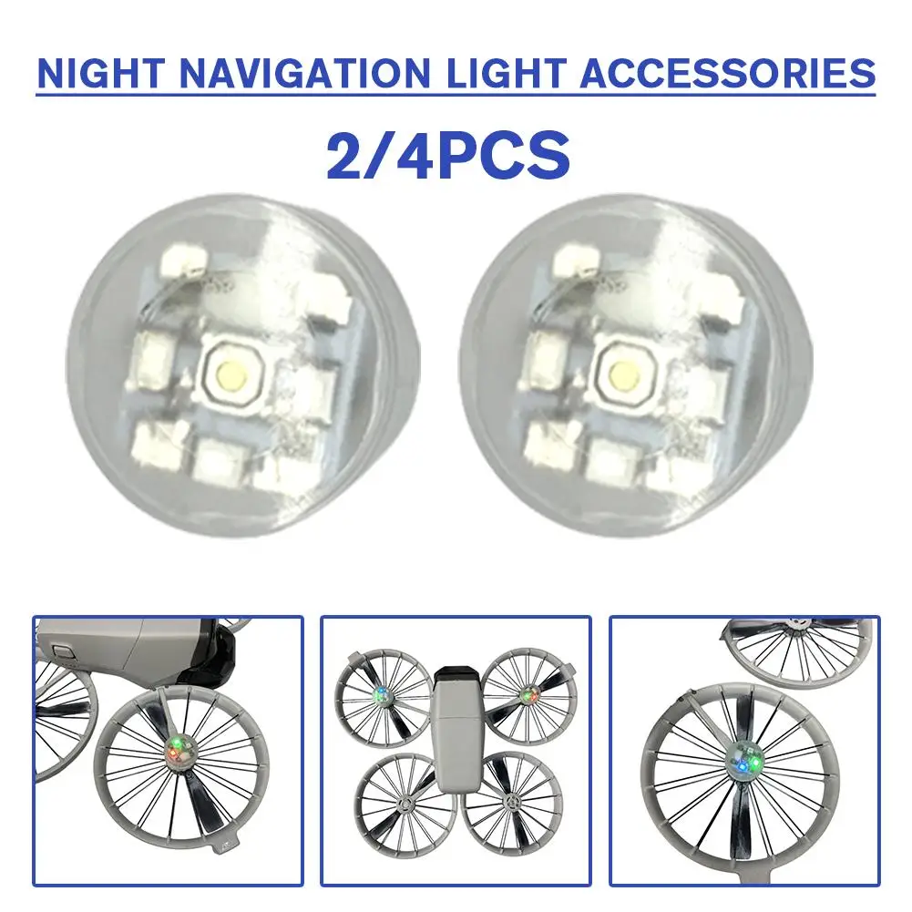 Lampe LED Drone DJI FLIP - Éclairage Sécurité 2/4 PCS