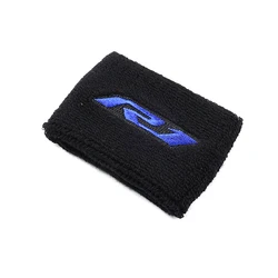 Motorcycle Brake Fluid Reservoir Cup Oil Sock Sheath Cover (R1 Black Blue)