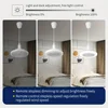 LED Smart fan light 30W AC110V 220V Ceiling Fan With Lighting Intelligent Remote Control E26/E27 Silent For Bedroom Living room 4