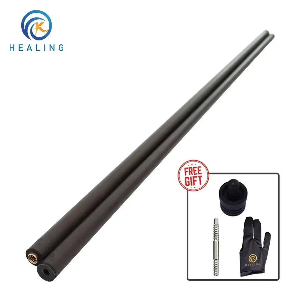 OEM Shaft 100% Full Carbon Fiber Black Technology Cue Shaft for