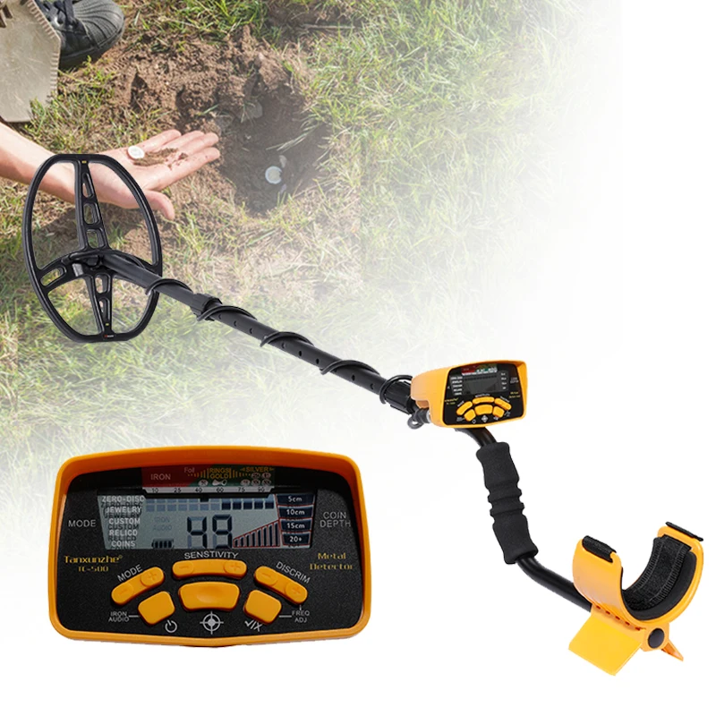 Professional Underground Metal Detector TC-500 Data Show and Back Light Function Gold Metal Detector Scanner Searching Seeker