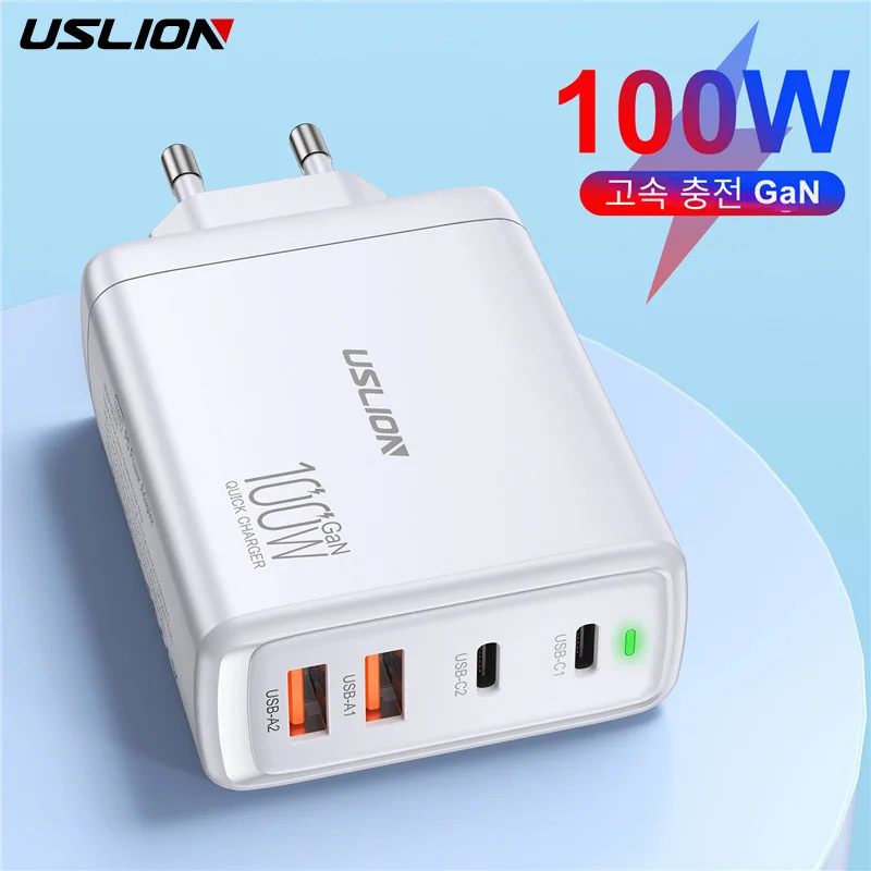 USLION 100W GaN ładowarka za $18.73 / ~75zł