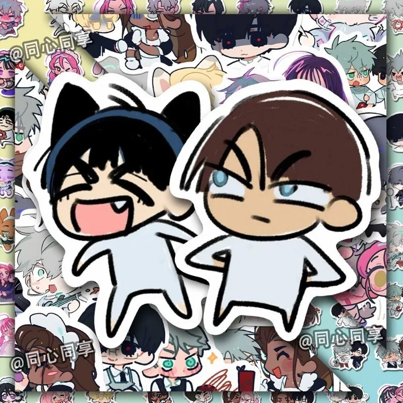 외계인 무대 애니메이션 스티커 Mizi Till 어린이 문구, 학생 메시지 수집, 친구 카와이 선물, 방수 DIY 전화 케이스