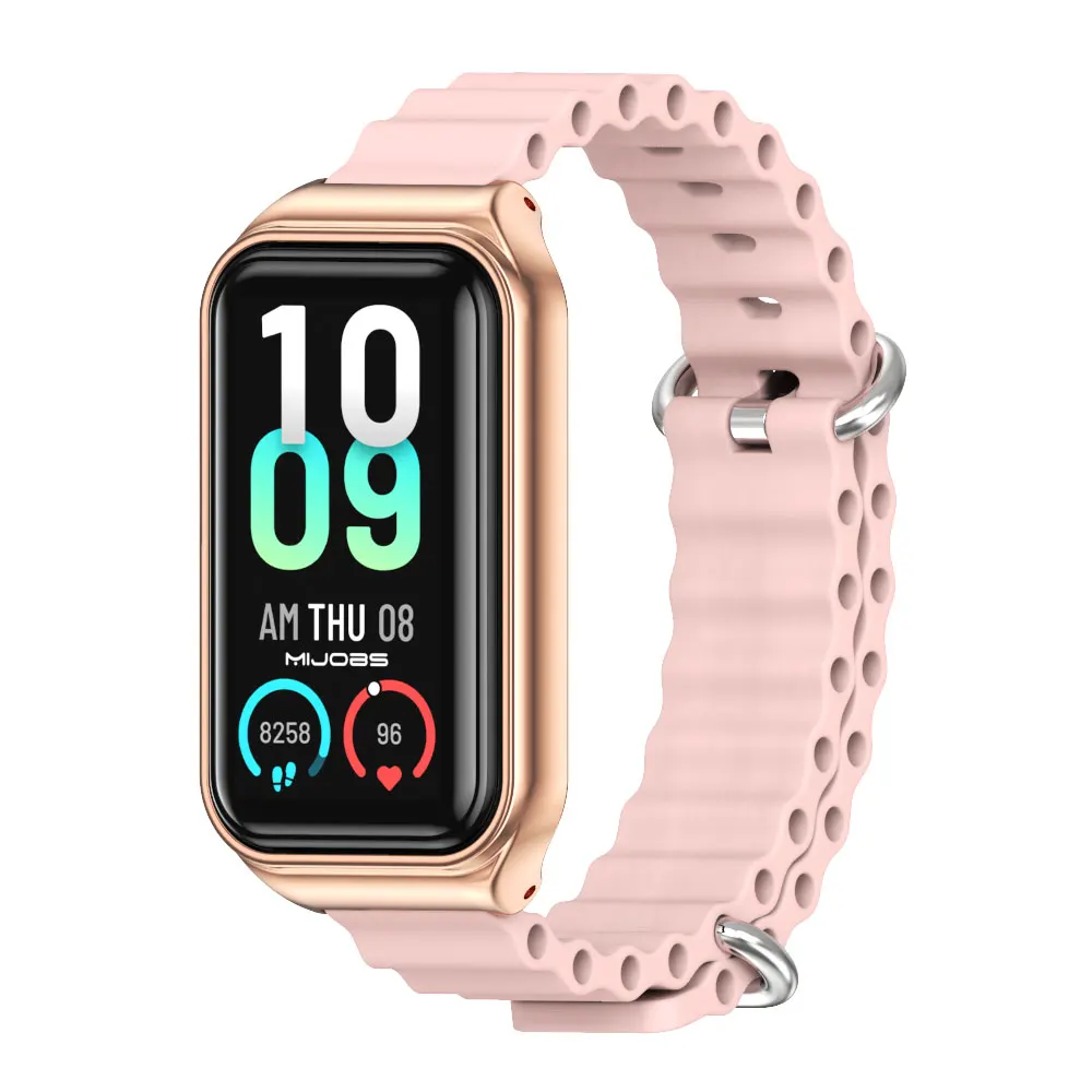 For Amazfit Band 7 용 교체 스트랩 Amazfit 7 밴드 스트랩 팔찌 Smart Watch Watchband 용 스마트 시계 실리콘 밴드