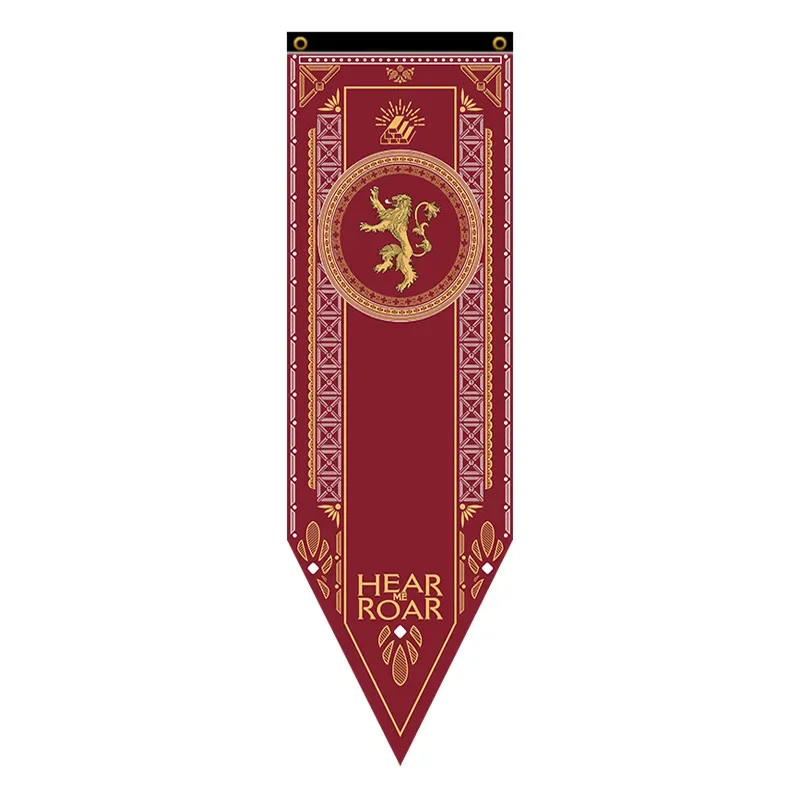 Banner A Song of Ice and Fire stark flag Families Home Decor Wolf Dragon
