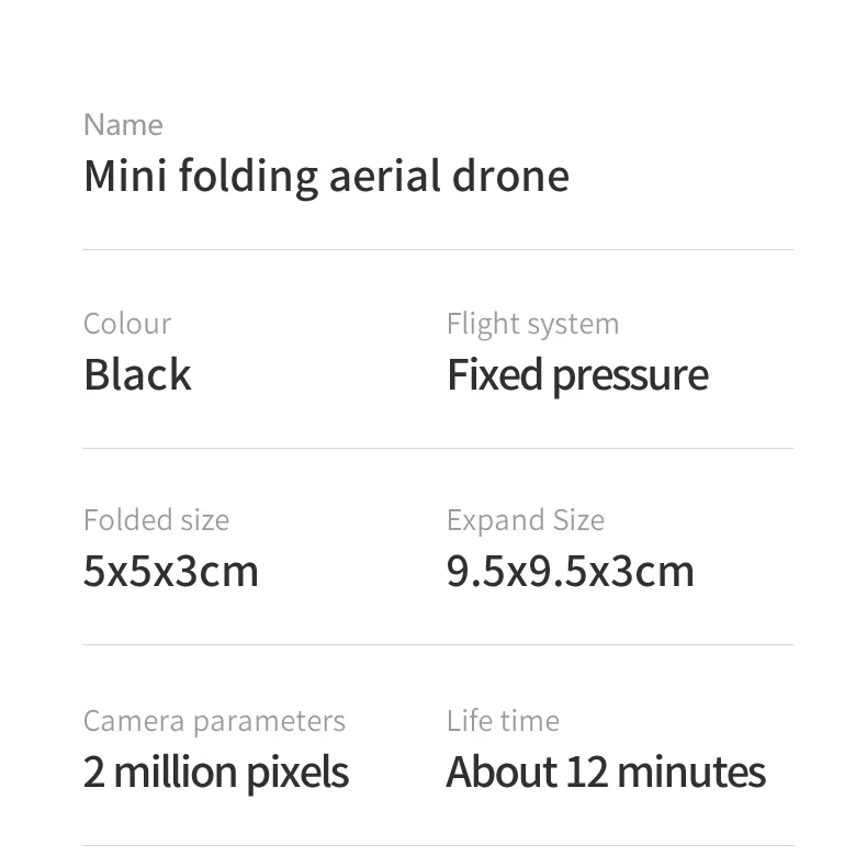 Mini Drone 8K HD Dubbele Camera 5G FPV WiFi Obstakelvermijding