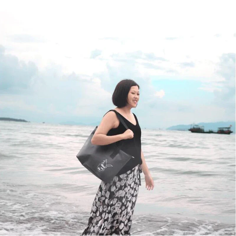 Waterproof Tote Handbag Bag Dry Bag Capacity Separation Wet Dry Motorcycle Drybag Drysack For Swimming Boating Fishing Rafting