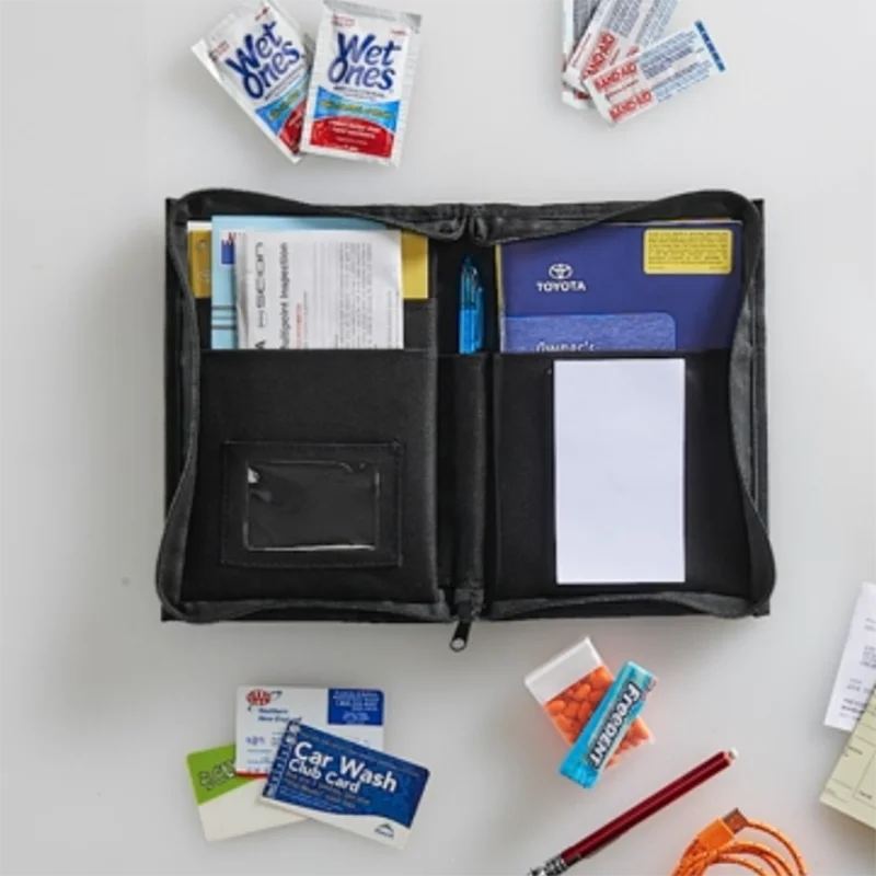 Oxford Car Driver License Case Larger Capacity Card Holder Wallet Document Storage Bag Car Registration Insurance Organizer Bag storage bag wallet card holder card holder credit card holder card wallet id card holder id card case wallet card bag business card holder document card wallet