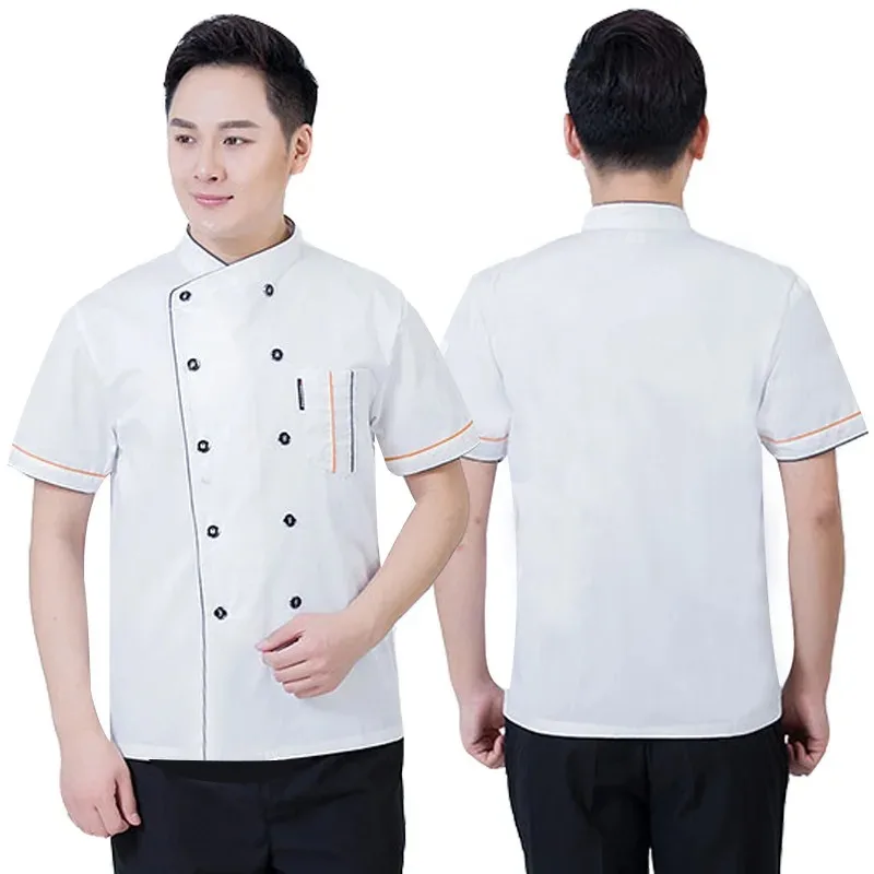 Pastry Chef Work Clothes Uniform Men Women Cotton Long-sleeved Autumn Winter