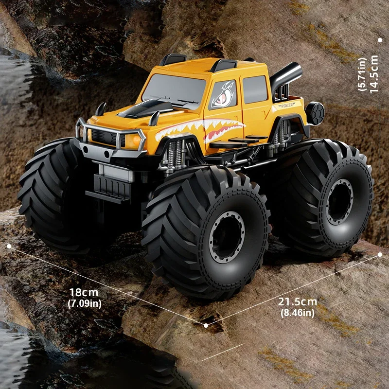 Children's Amphibious Rc Car Off-Road Land-Water Vehicle 2.4G Waterproof Remote Control 4Wd Climbing Crawler Boy Toy Kids Gift