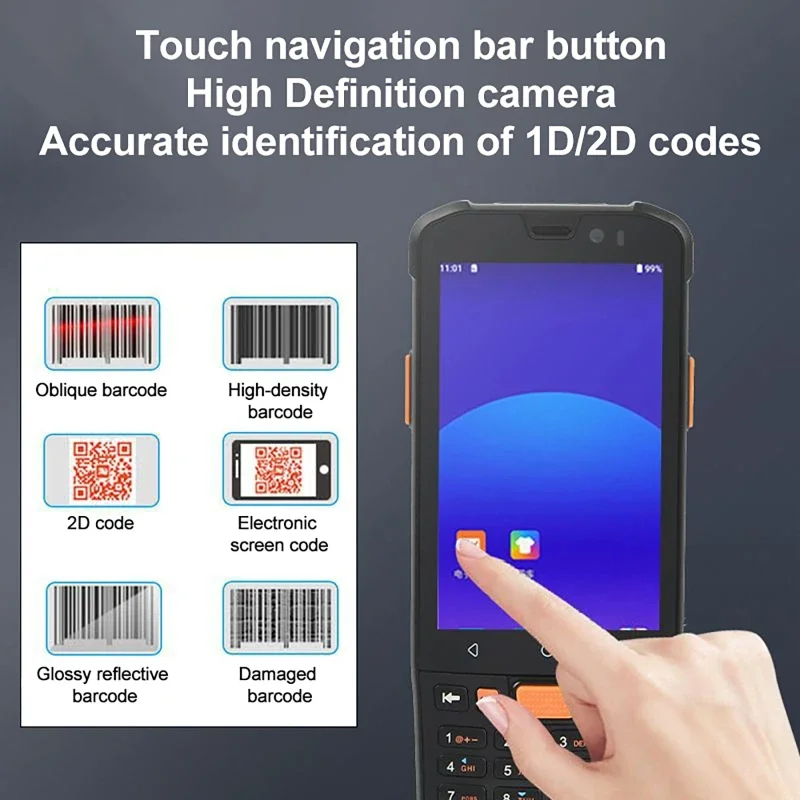 ハンドヘルド Android PDA 3 ギガバイト 32 ギガバイト 2D バーコード