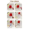 Storage Rack Clip Toothpaste Squeezer Manual Bathroom Accessories Toothpaste Holder Punch-free Suction Cup Cleanser Squeezer 4