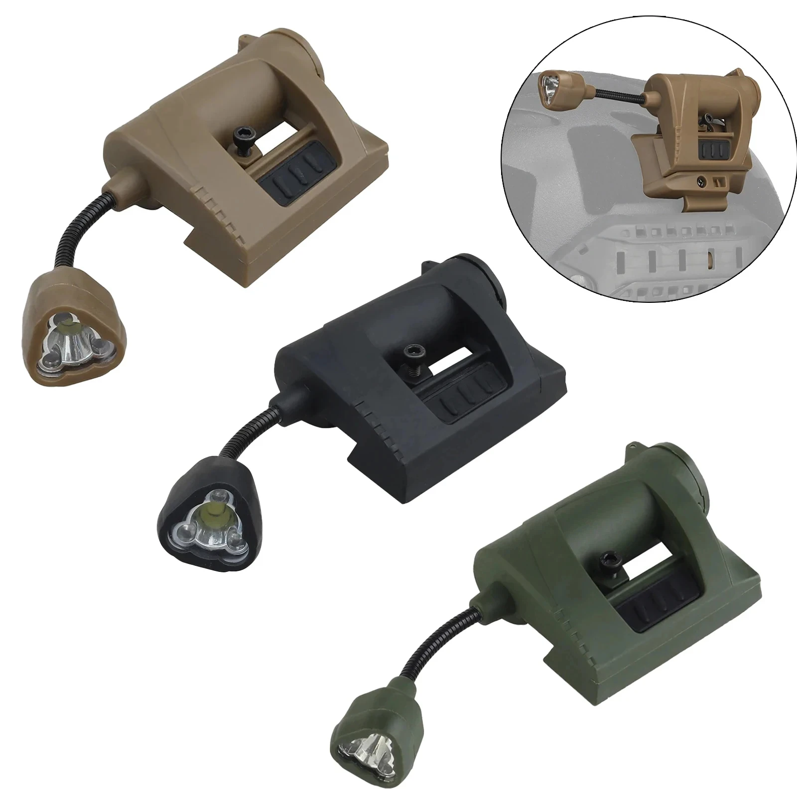 Specialized Tactical Helmet, High-Power 3-Mode LED, for Outdoor Night Hunting
