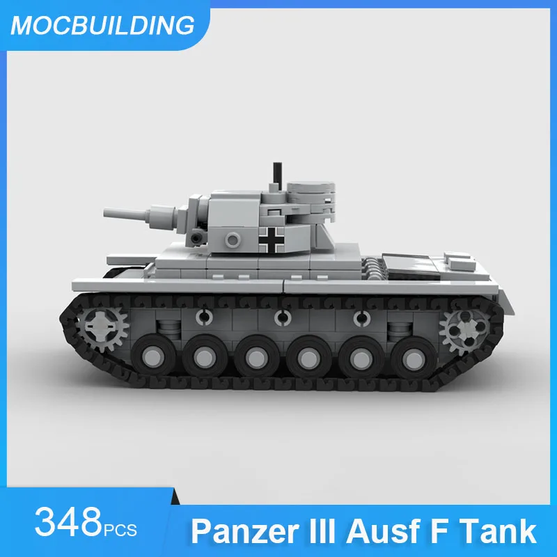 moc-building-blocks-panzer-iii-ausf-f-tank-model-diy-assemble-bricks-military-educational-creative-collection-toys-gifts-348pcs