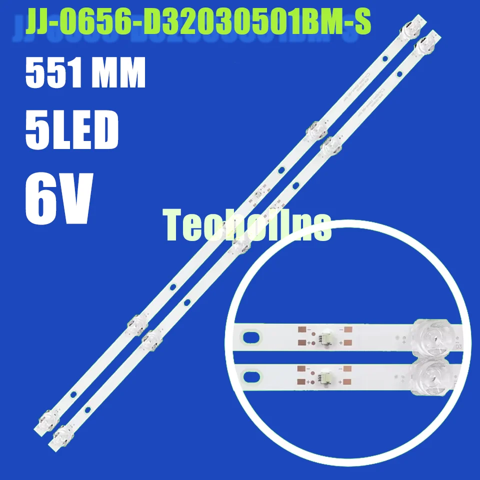 LED 백라이트 JJ-0656-D32030501BM-S 32VH13B VR 32VH14BS 32MH13B 32MH14BS МS-НK-Т320-V6-F2-3030-2.1-2105-FY4-05용