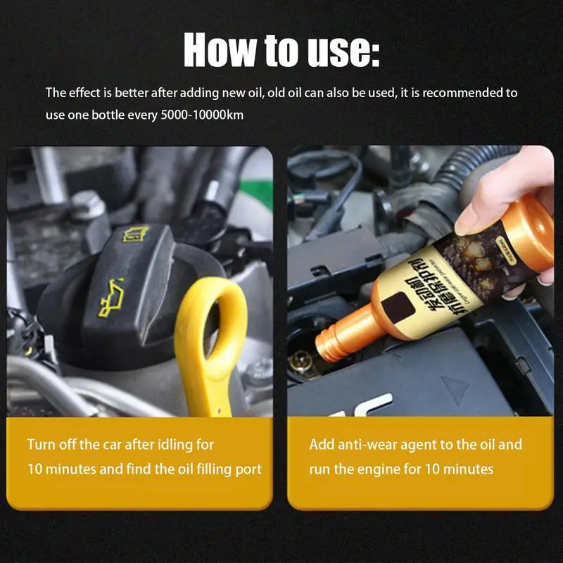 Engine Anti-Wear Protective Agent Noise Reduction Jitter Strong Burning Engine Oil Liquid Additive Car Supplies Oil Additive
