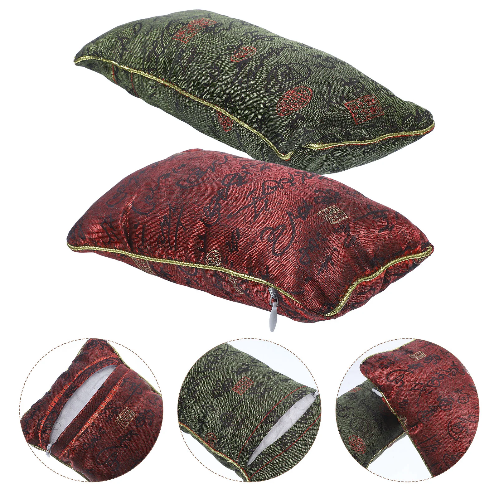 

2 Pcs Pulse Pillow Hospital Diagnostic Cushion Wrist Diagnosis Supply Cotton Chinese Medicine