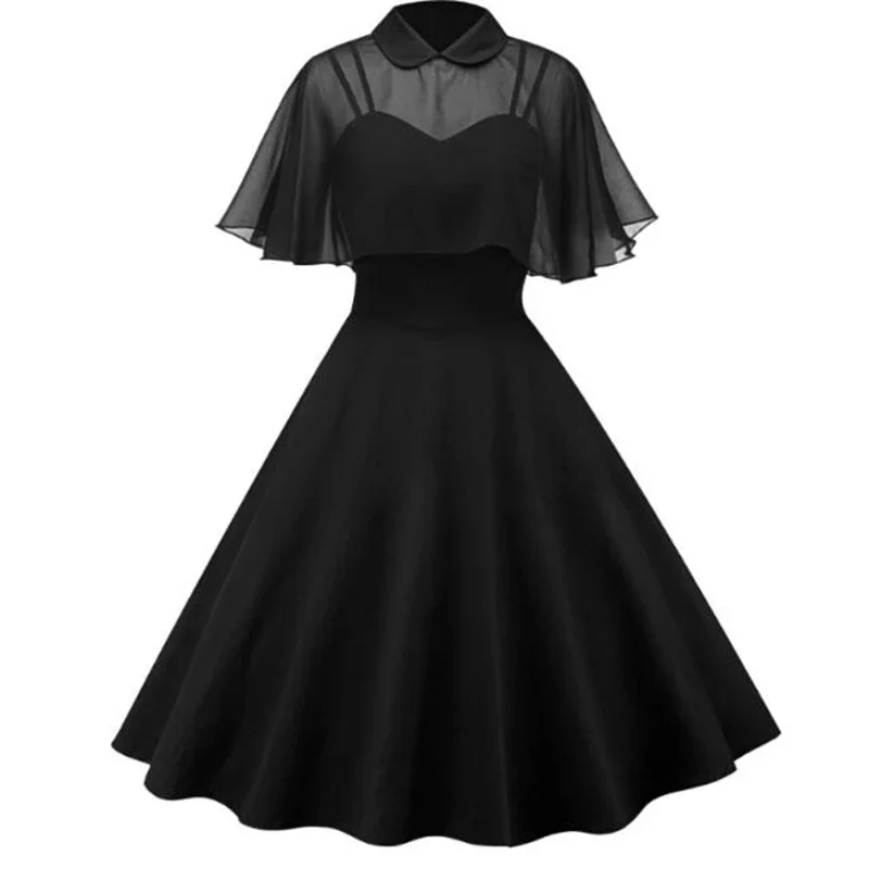 

Dress Women 2023 Elegant Vintage Gothic Spaghetti Strap Dress + Clock Two Piece Summer Party Dresses High Waist Vestidos