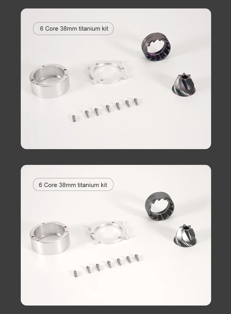 Description Picture 6 of itemReplaceable Seven-core 48mm Burr 6-core 38mm Burr Espresso Electric Coffee Grinder Household Coffee Bean Grinder