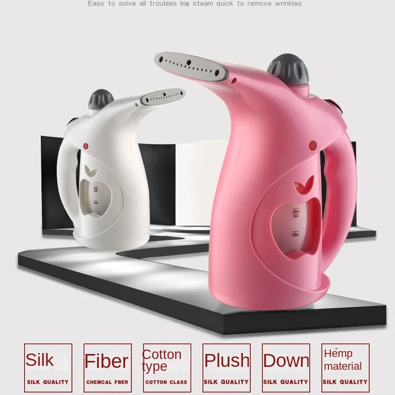 휴대용 의류 스티머 가정용 패브릭 스팀 다리미, 의류 다림질용 미니 휴대용 수직 급속 가열, 200ml 