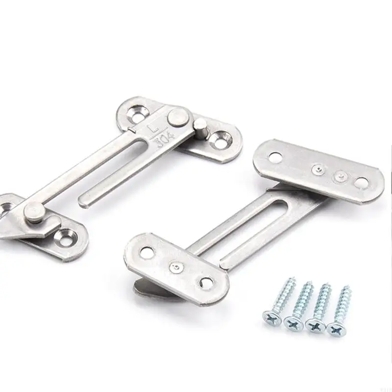 W91B Stainless Steel Window Locks Easy to Install Window Restrictors Limiters