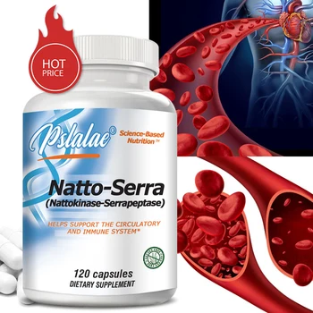 Organic Nattokinase Serine Peptidase, Gluten-Free, Non-GMO, 120 Vegetarian Capsules 1