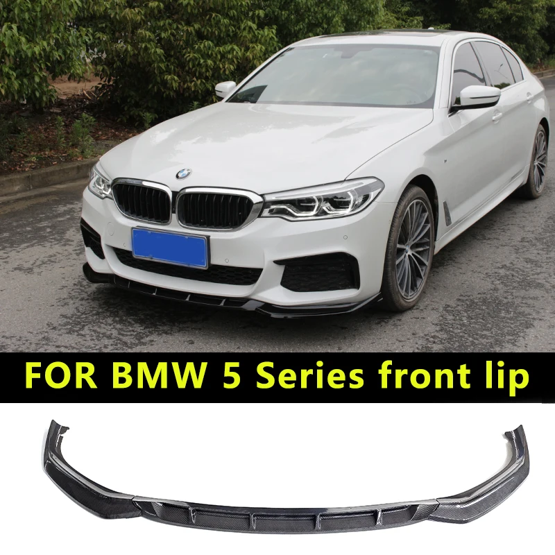 

For 2017 2018 2019 2020 BMW G30 G31 5 Series Front Bumper Lip Sports Spoiler Splitter Chin Guard Covers Body Kit Car Accessories