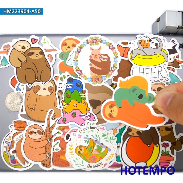 Kawaii adesivos macaco animal adesivo graffiti coisas estéticas crianças  brinquedos notebook kids' bagagem parede garrafa de água legal gadgets