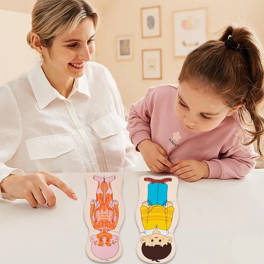Human Body Puzzle For Kids Anatomy Play Set Educational Anatomy Jigsaw ...