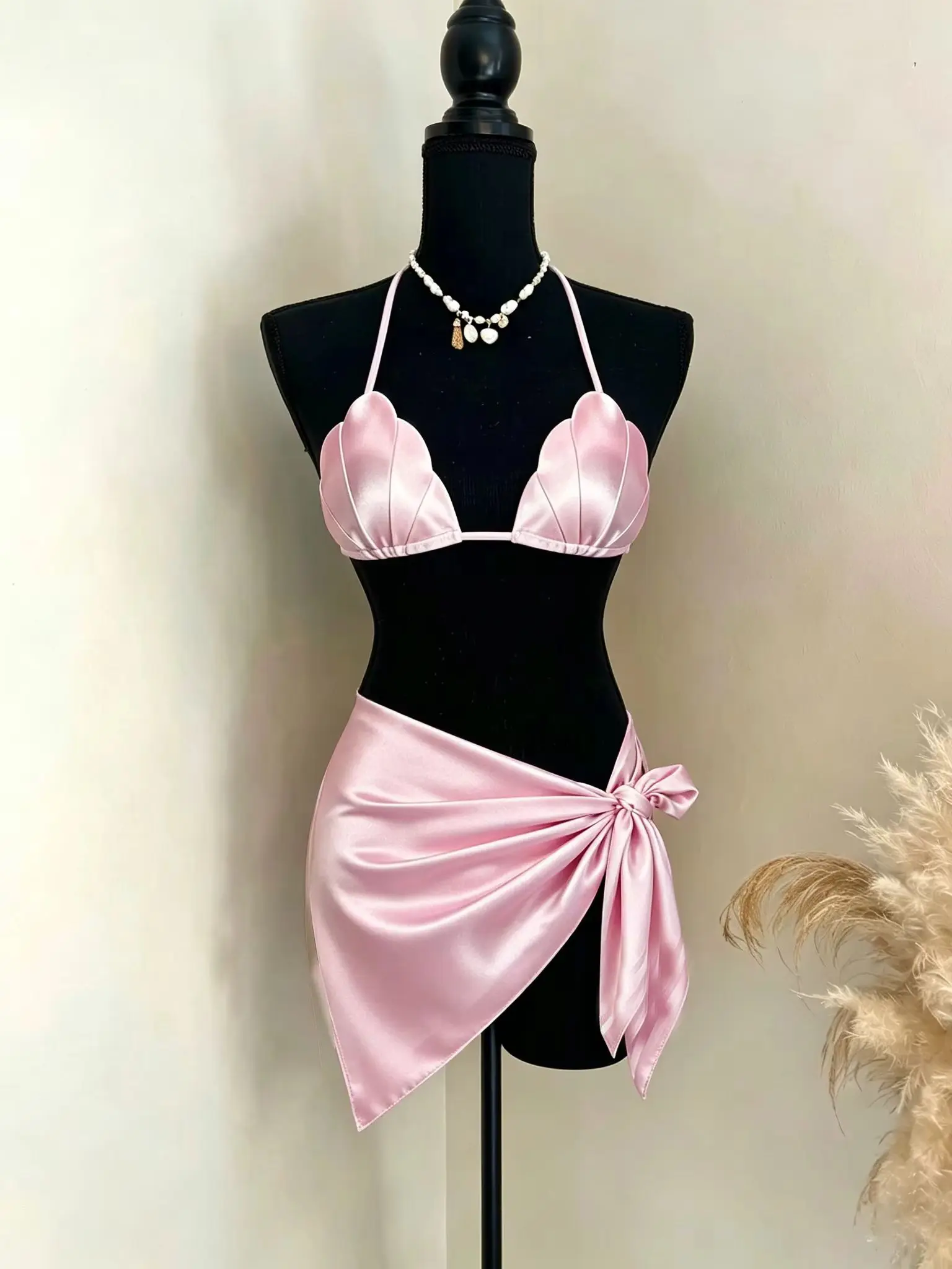 Bikini Swimsuit Women Swimwear Bikini Set High Leg Bathing Suit Beachwear Resort Wear Summer Halter Biquini - 6