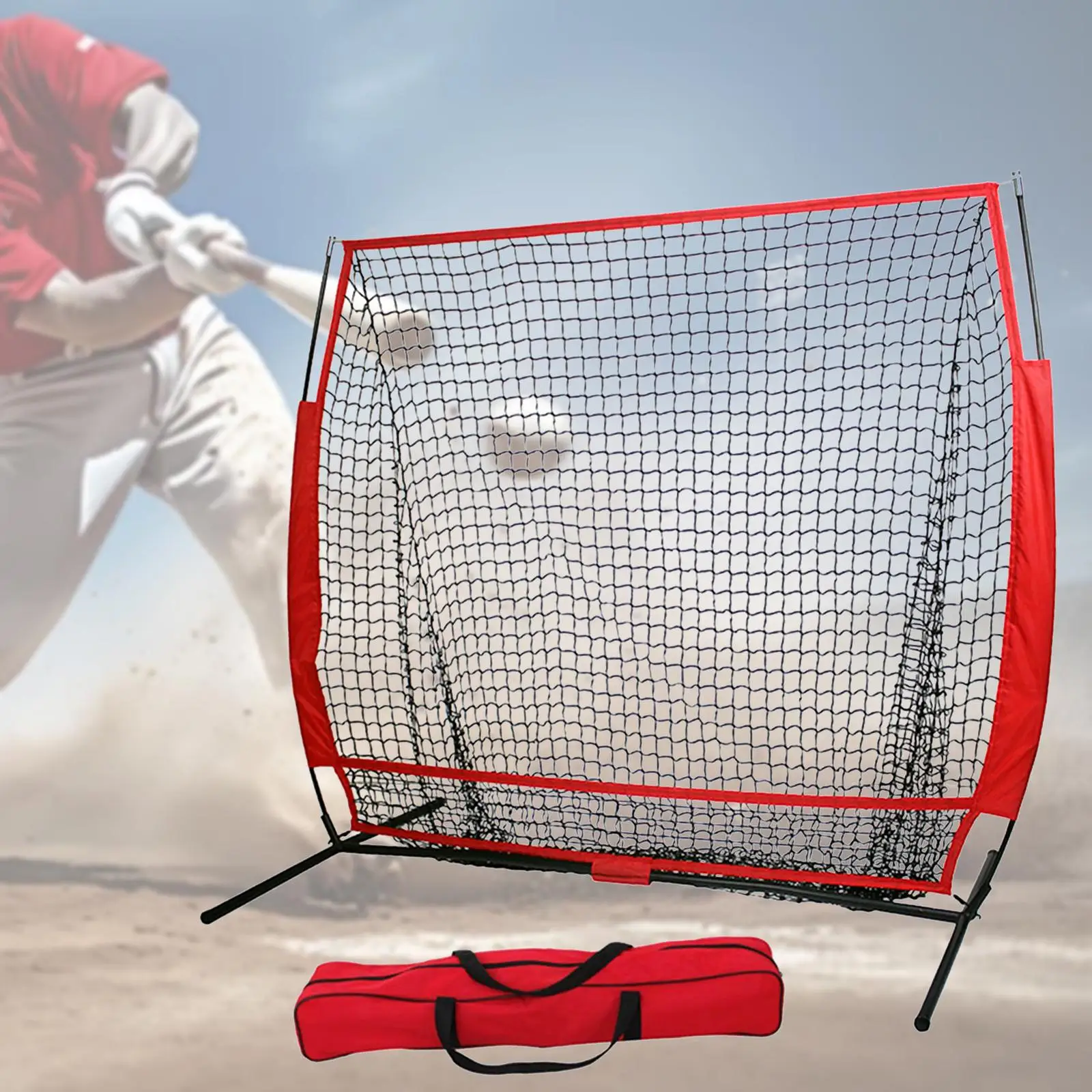 5ftx5ft Baseball Net Softball Net Portable Backstop Training Aid Training Net Baseball Softball Practice Net for Fielding 5ftx5ft Baseball Net Softball Net Portable Backstop Training Aid Training Net Baseball Softball Practice Net for Fielding