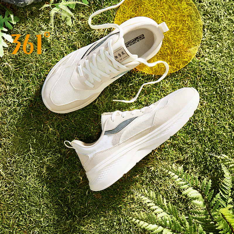 361 Degrees Casual Shoes Men Lightweight Soft-soles Durable Stable Antiskid Classic Breathable Rebound Men Sneakers 672426706