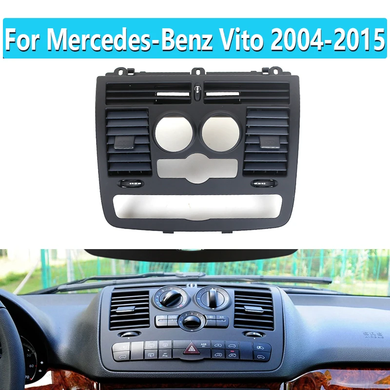 

Автомобильный Кондиционер для Mercedes-Benz Vito Viano 2004 2005 2006 2007 2008 2009-2015 вентиляционные отверстия автомобильные запчасти