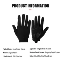 ThinkRider Windproof Cycling Gloves Bicycle Touch Screen Riding MTB Bike Glove Thermal Warm Motorcycle Winter Autumn Bike 2
