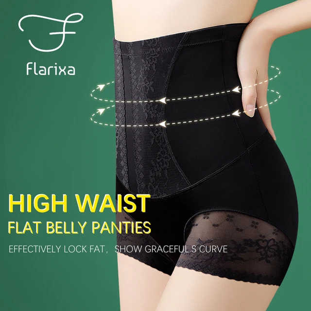 Flarixa Waist Trainer Body Shaper Women Tummy Control Underwear Flat belly  Shaping Panties Breathable Ice Silk Underpants Briefs - AliExpress