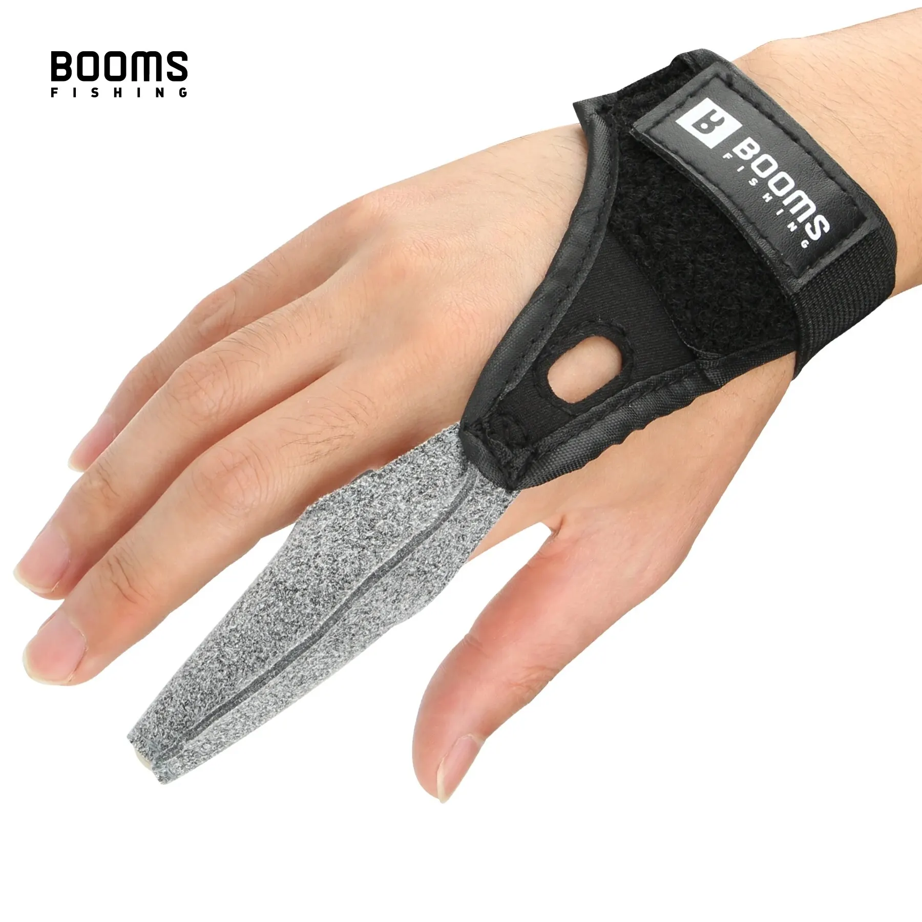 Booms Fishing FG1 Single Finger Protector Fliegenfischerhandschuhe rutschfest atmungsaktiv, Surf Casting Handschuh Angelwerkzeuge Zubehör – Detail 6