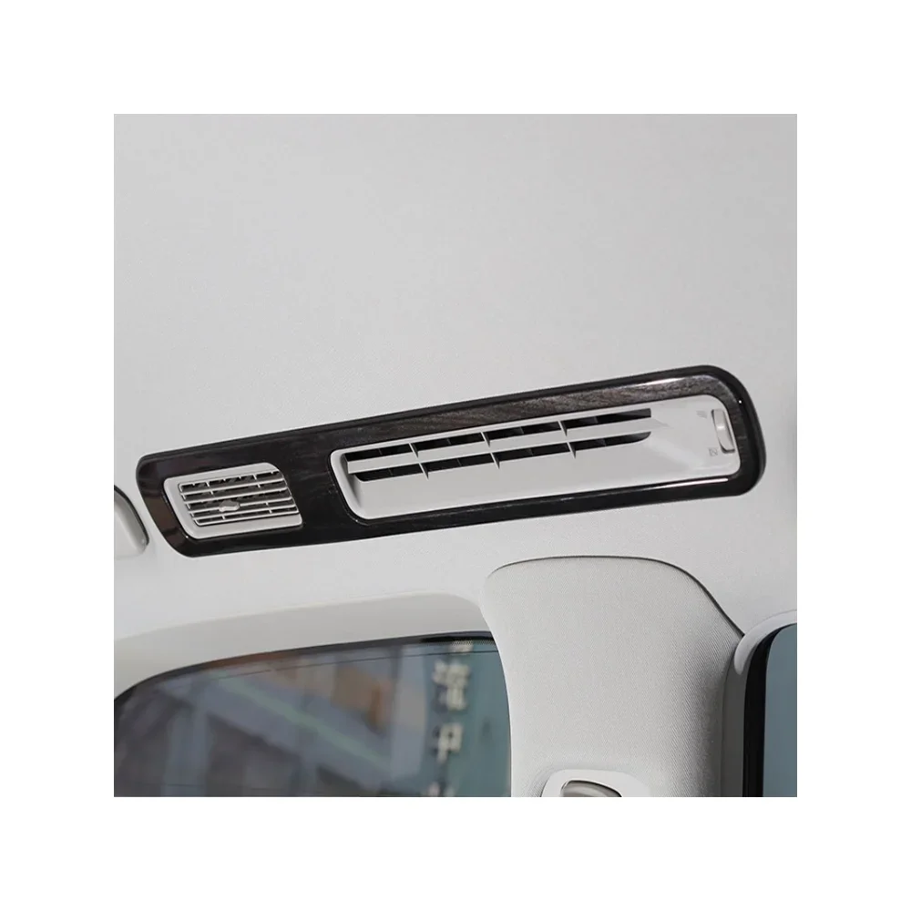 

Car Styling Carbon Fiber Color Air Vent Decorative Trim Top Outlet Cover For Nissan Patrol Y62 2017 2018 - 2020 Accessories