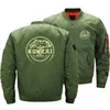 Bonzai Records Men Bomber Jackets Thick Pilot Hardcore Graphic Outerwear Fashion Clothing 4