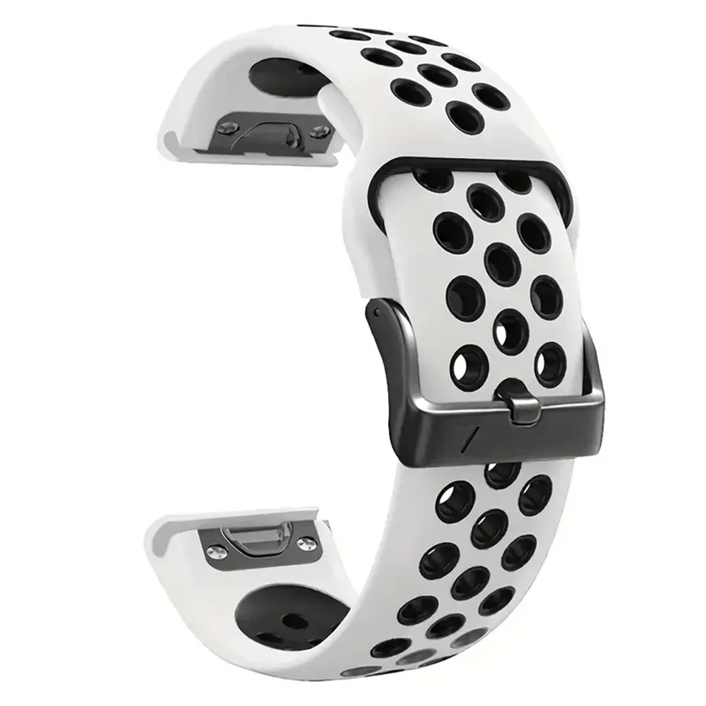 Durable Silicone QuickFit Watch Band with Breathable Design - 22mm/26mm
