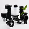 50Pcs Black White Soilless Mesh Plant Grow Pot， Net Basket Holder Vegetable Nursery Cup tray Sponge Hydroponic Colonization Pots 3