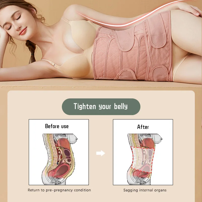 Pure Cotton Gauze Postpartum Belly Band Maternity Bandage Band Pregnant Women Shapewear Clothes Breathable Shapewear Maternity