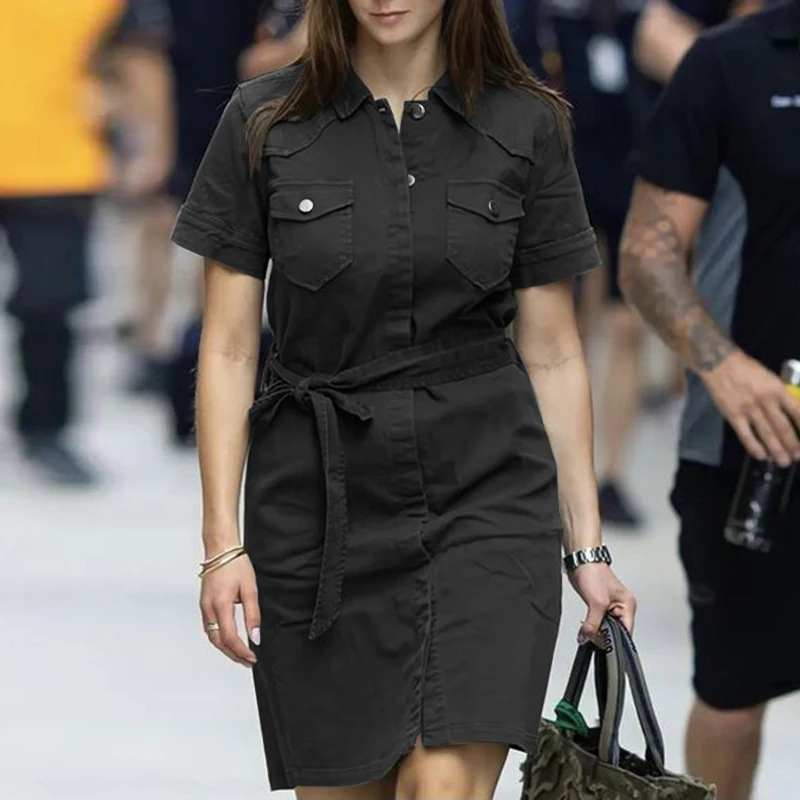 スーツ・フォーマル・ドレス L'or Cape collar Dress stina / cape