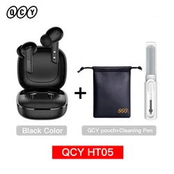 Advanced ANC Wireless Earbuds with 40dB Noise Cancellation and Transparency Mode (Black with Pouch Pen)