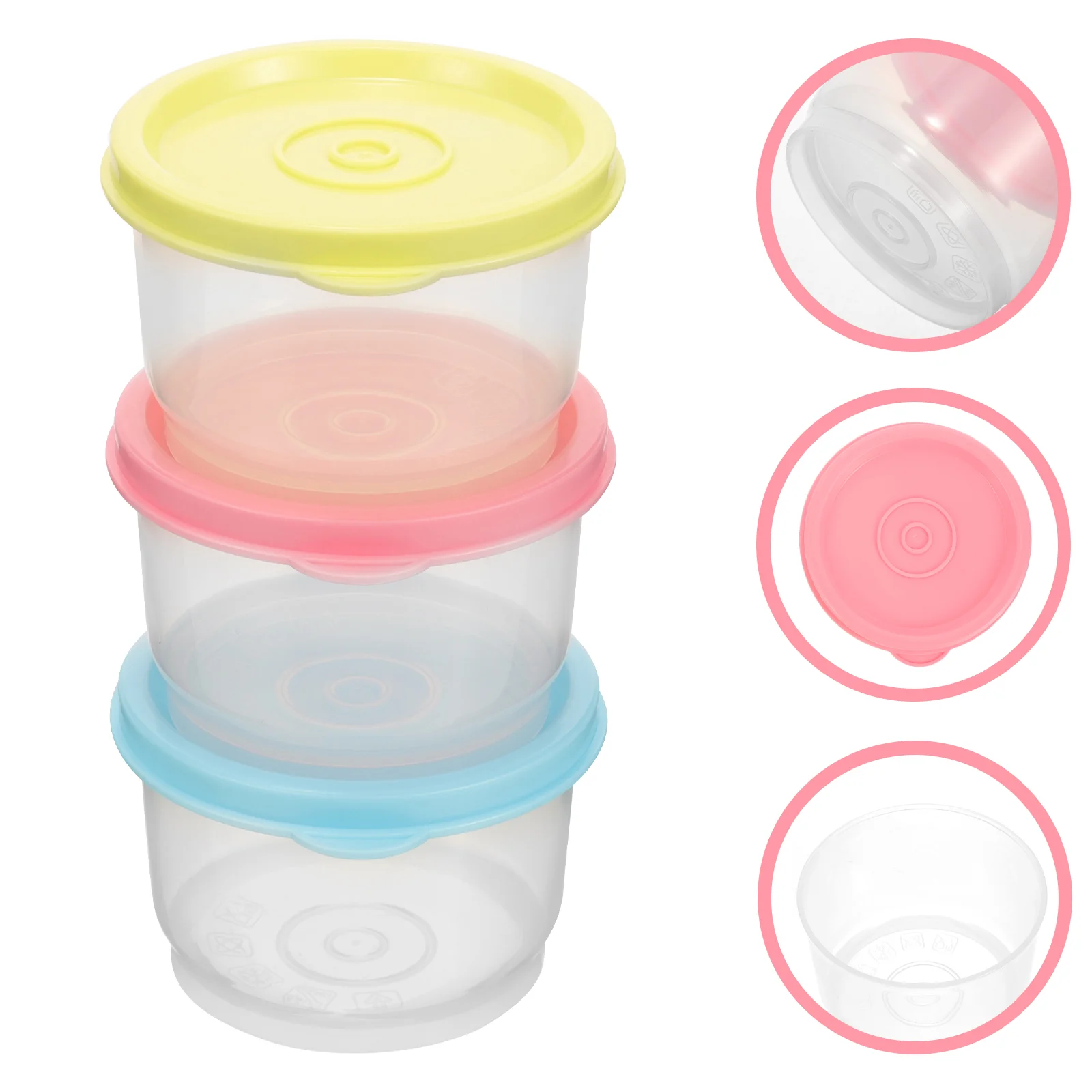 

Kitchen Food Storage Box Food Container Plastic Bento Crisper Food Preservation Mini Microwave Oven Bowl For Baby Kids