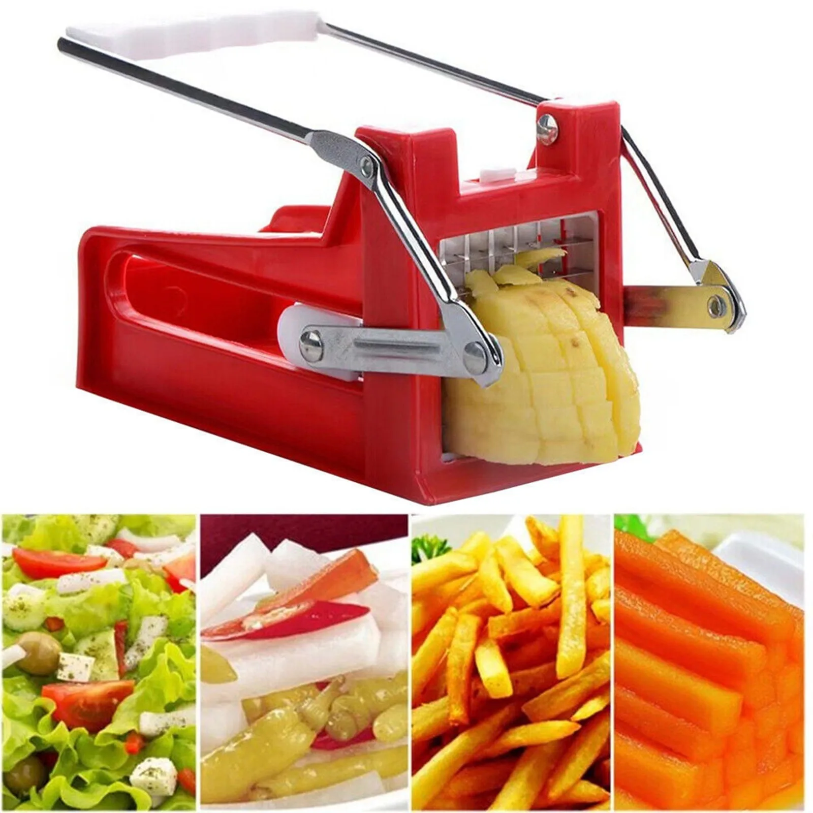 Cutting Potato Machine Multifunction Stainless Steel Cut Manual Vegetable Cutter Tool Potato Cut Cucumber Fruits And Vegetables