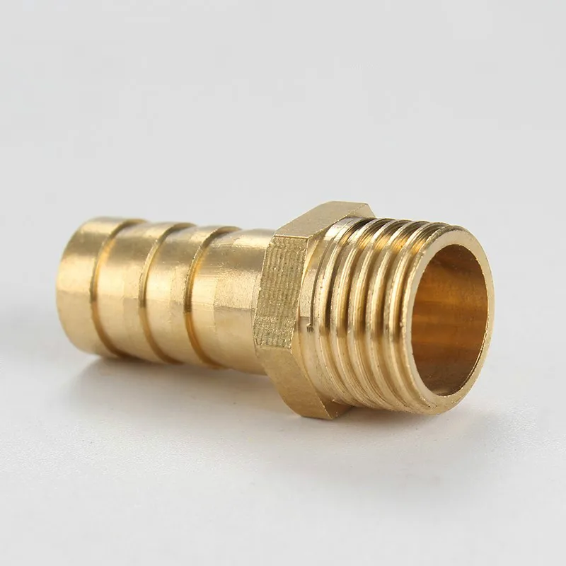 Raccordo Per Tubo Flessibile In Ottone - 3/8'' NPT, 16 Mm, Per Auto E Moto, Tonalità Oro - Foto 2