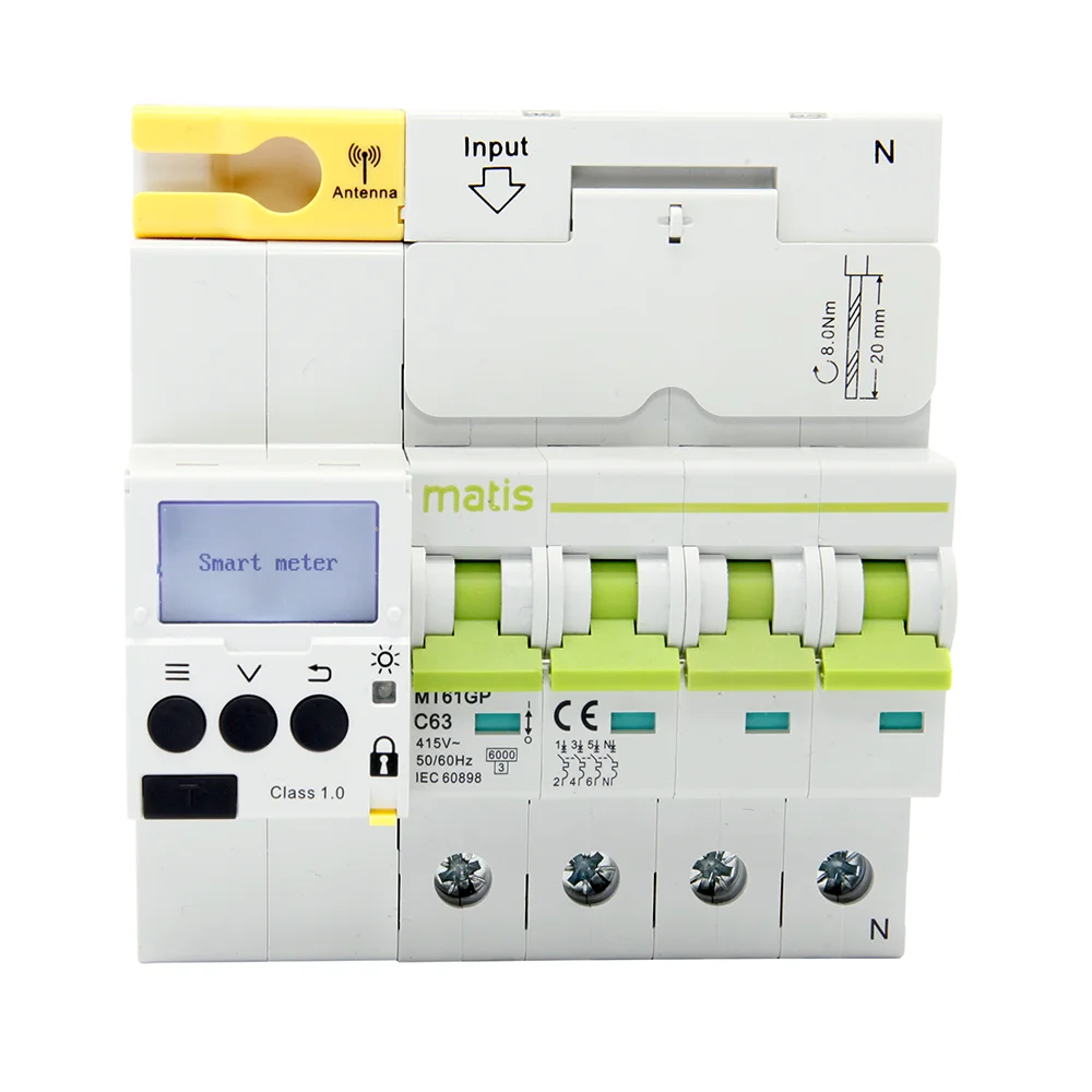

2 Pole Mcb Solar Energy Rs485 Modbus Dc Breaker Gsm Electricity Over Voltage Protection Relay Surge Protector 15 Meter
