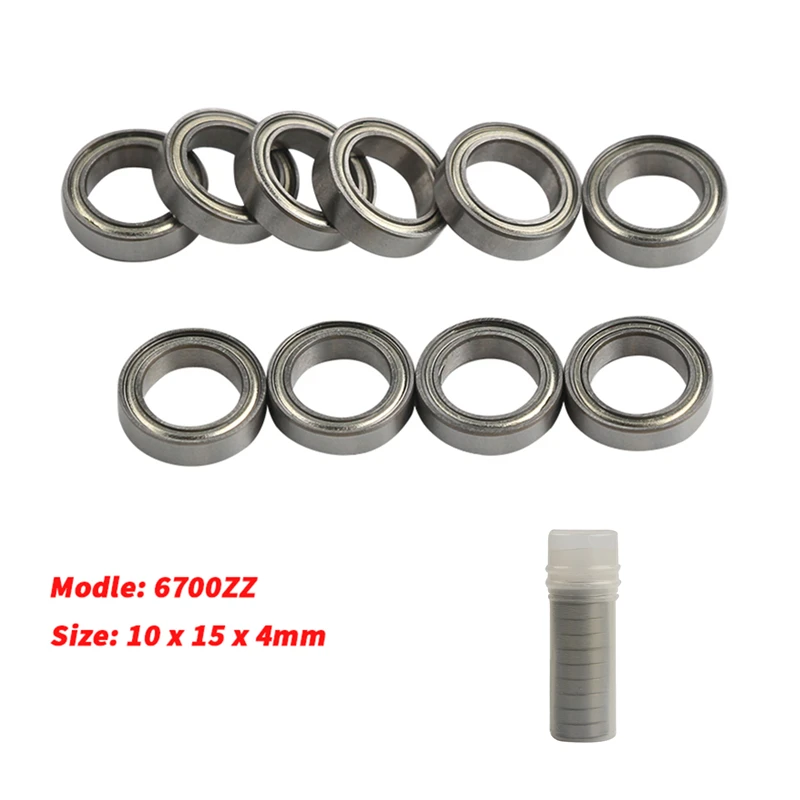 Miniature 684ZZ 693ZZ 6700ZZ Ball Bearings 10pcs/set Motor Quadcopter Roller Bearing Steel 10x19x5mm