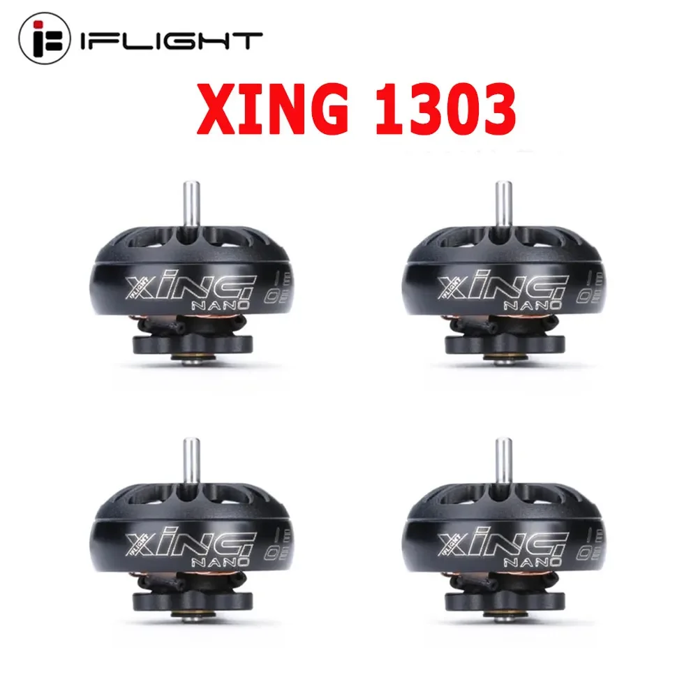 

IFlight XING 1303 5000KV 2-4S FPV Бесщеточный микро-двигатель с валом 1,5 мм, совместимый 2-дюймовый Пропеллер для FPV whoop drone part